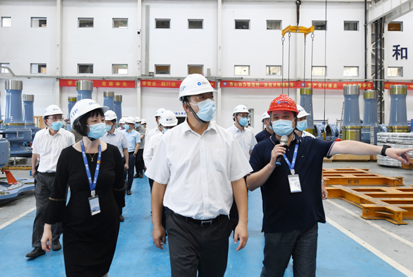 杭州市副市长柯吉欣一行调研億彩网股份